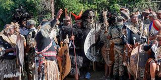King of Amazulu nation Misuzulu kaZwelithini