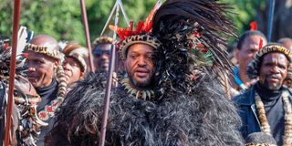 King of Amazulu nation Misuzulu kaZwelithini 
